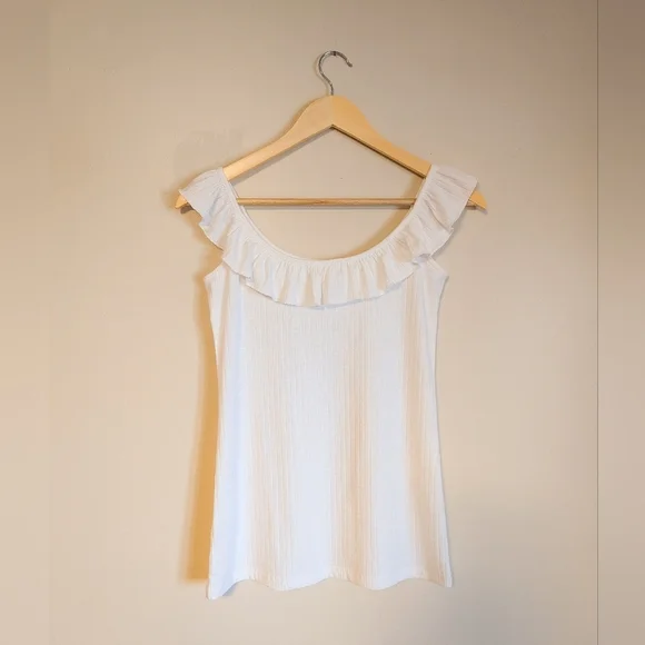 Loft Ruffle Tank - Picture 2 of 2